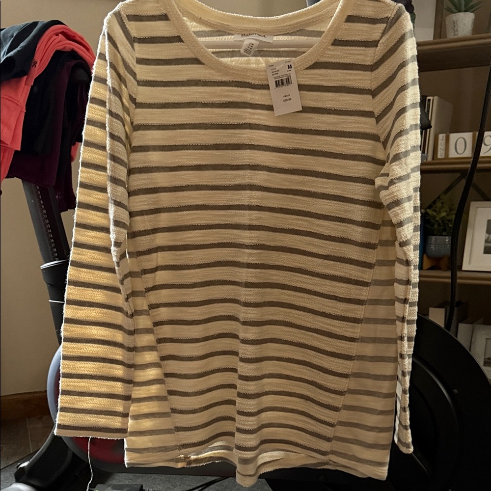 Striped Long Sleeve Top